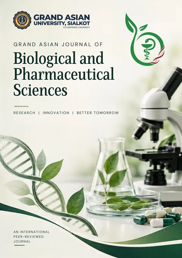 Grand Asian Journal of Biological and Pharmaceutical Sciences cover