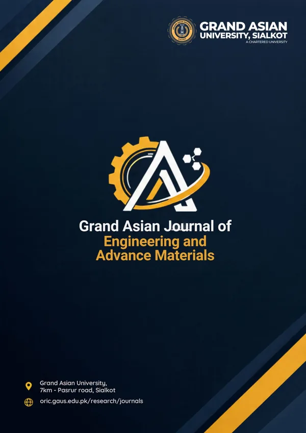 Grand Asian Journal of Engineering and Advance Materials back cover