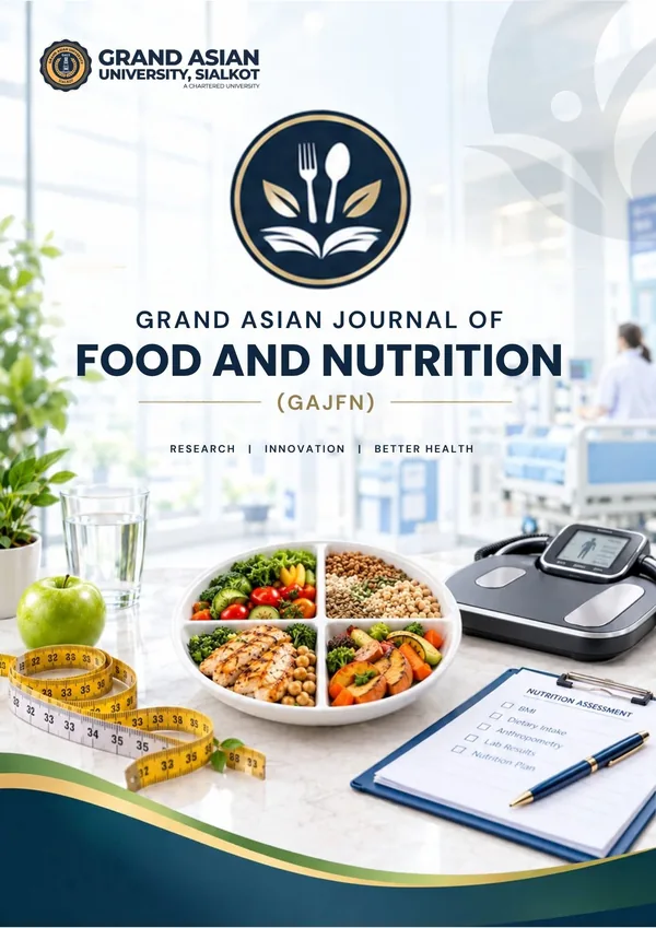 Grand Asian Journal of Food and Nutrition (GAJFN) cover