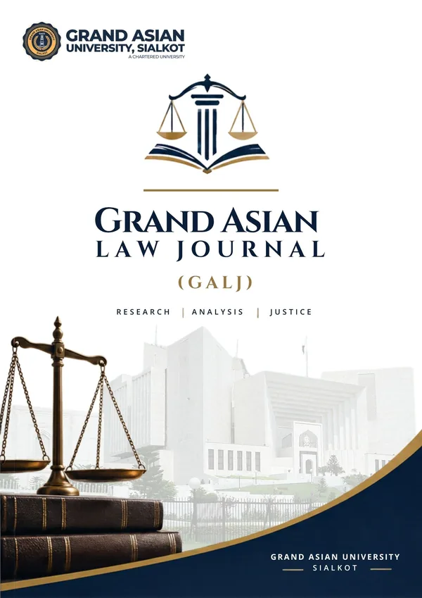 The Grand Asian Law Journal (GALJ) cover
