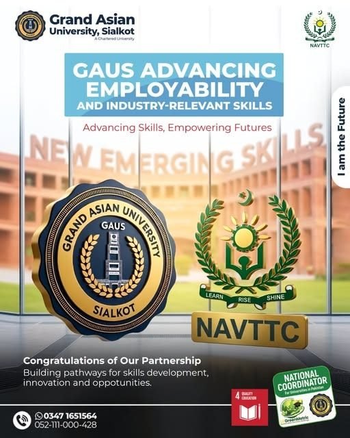 Advancing Skills. Empowering Futures. GAUS × NAVTTC | Building Industry-Relevant Skills